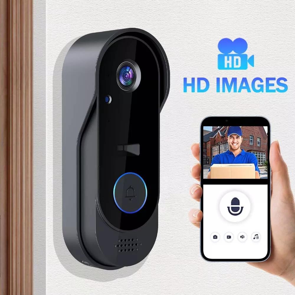 1080p Wireless Wi-Fi Video Doorbell Camera with Night Vision & Two-Way Audio - Ultra Shoppings