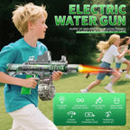 Ultra Shoppings M416 Stealth-Fire electric water blaster with LED muzzle flash and high-capacity automatic burst, designed for outdoor water play.