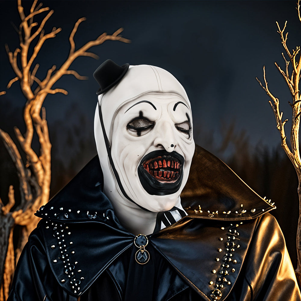 Terrifier Clown Mask – Scary Halloween Costume for Men & Women