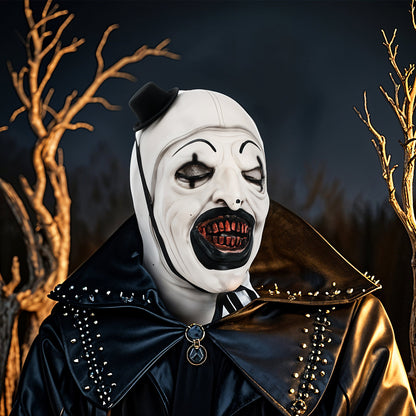Terrifier Clown Mask – Scary Halloween Costume for Men & Women