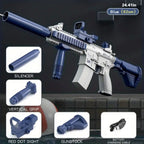 Ultra Shoppings M416 Pro electric water blaster with automatic squirt gun and universal bottle connector, ready for water play.
