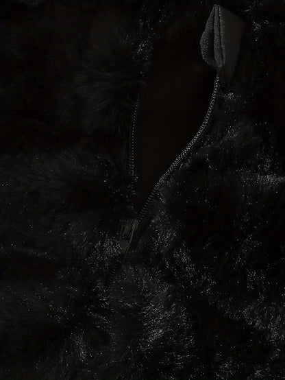 Baby Girl Fleece Jacket – Warm Hooded Coat for Fall/Winter