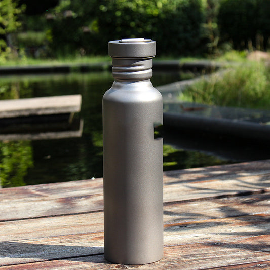 Portable Camping Outdoor Titanium Pure Titanium Water Bottle