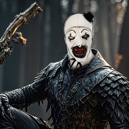 Terrifier Clown Mask – Scary Halloween Costume for Men & Women