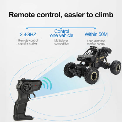 Remote Control RC Car – 1:18 Off-Road Climbing Toy for Boys & Girls