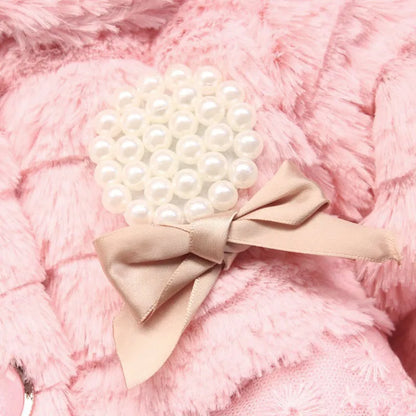 Thick Warm Infant Jacket – Leopard Print with Fur Collar