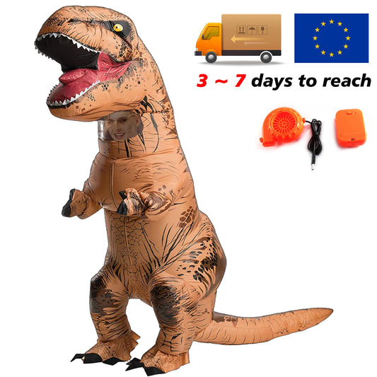 Roar in Style: T-Rex Inflatable Dinosaur Costume for All Ages!