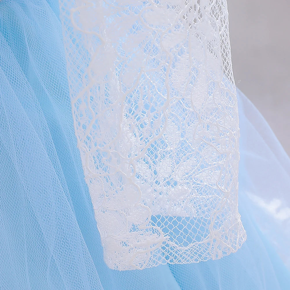 Baby Girl Princess Lace Party Dress with Bow