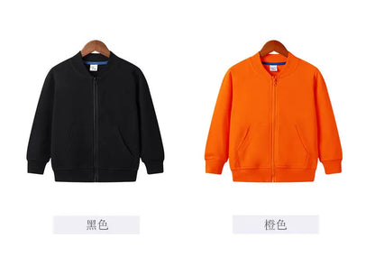 Unisex Baby & Kids Cotton Jacket – Fall Zipper Hoodie Coat