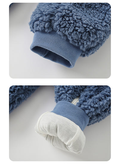 Newborn Winter Jumpsuit – Cute Cartoon Bear 2025