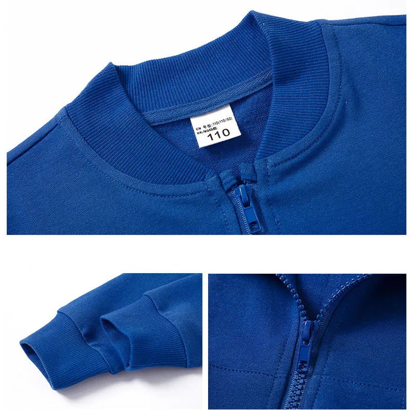 Unisex Baby & Kids Cotton Jacket – Fall Zipper Hoodie Coat