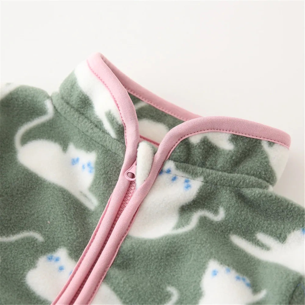 Warm Print Coat – Toddler Outerwear