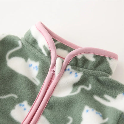 Warm Print Coat – Toddler Outerwear