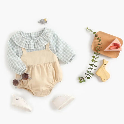 Toddler Girls’ Long Sleeve Autumn Romper