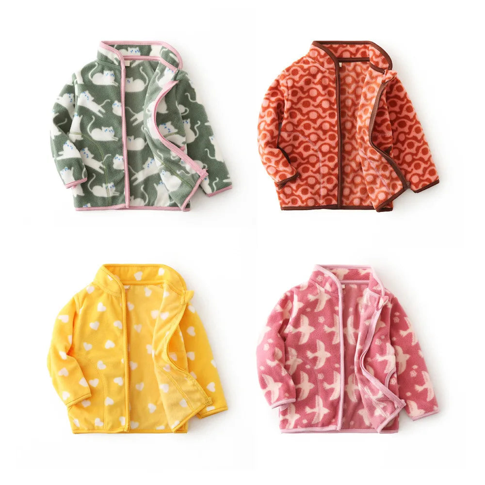 Warm Print Coat – Toddler Outerwear