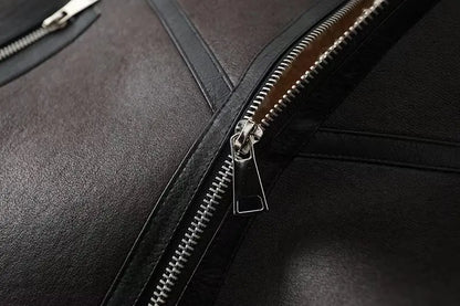 Thick Warm Moto Jacket – Faux Fur & Leather Streetwear