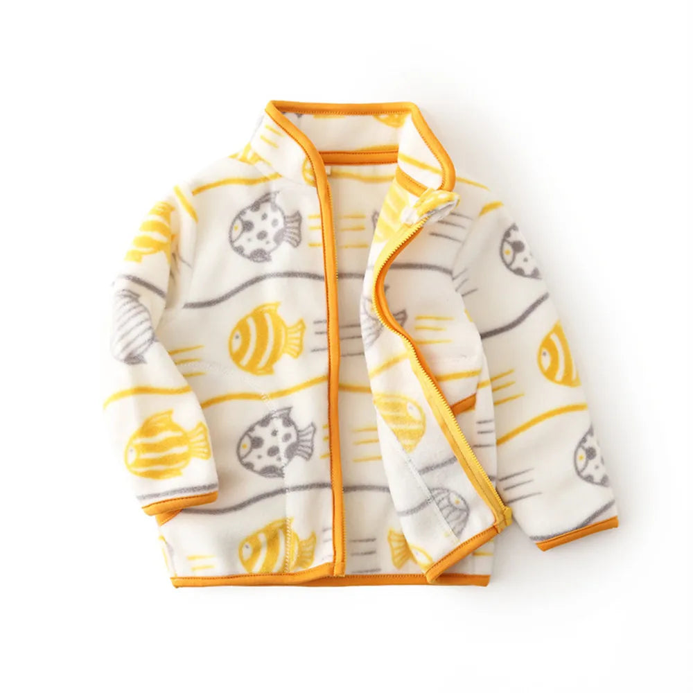 Warm Print Coat – Toddler Outerwear