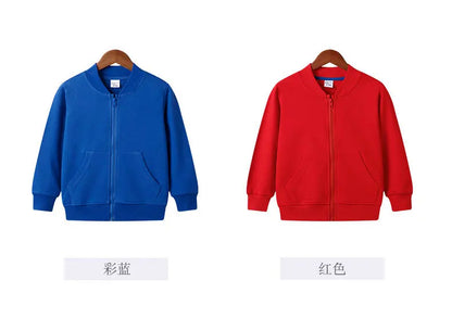 Unisex Baby & Kids Cotton Jacket – Fall Zipper Hoodie Coat