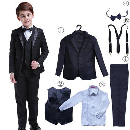 Stylish Boys’ Wedding Suit – Complete 6-Piece Party Outfit