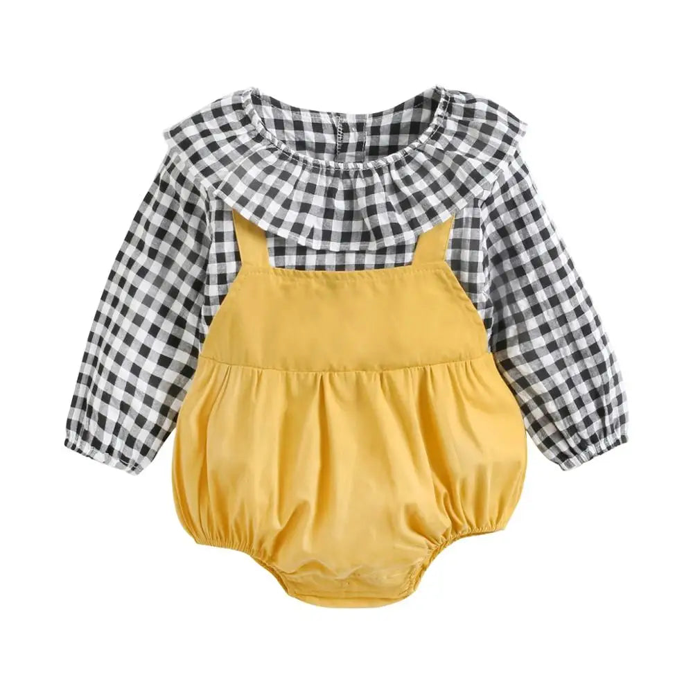 Toddler Girls’ Long Sleeve Autumn Romper