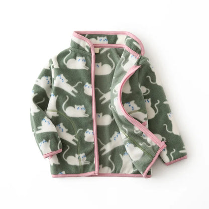 Warm Print Coat – Toddler Outerwear