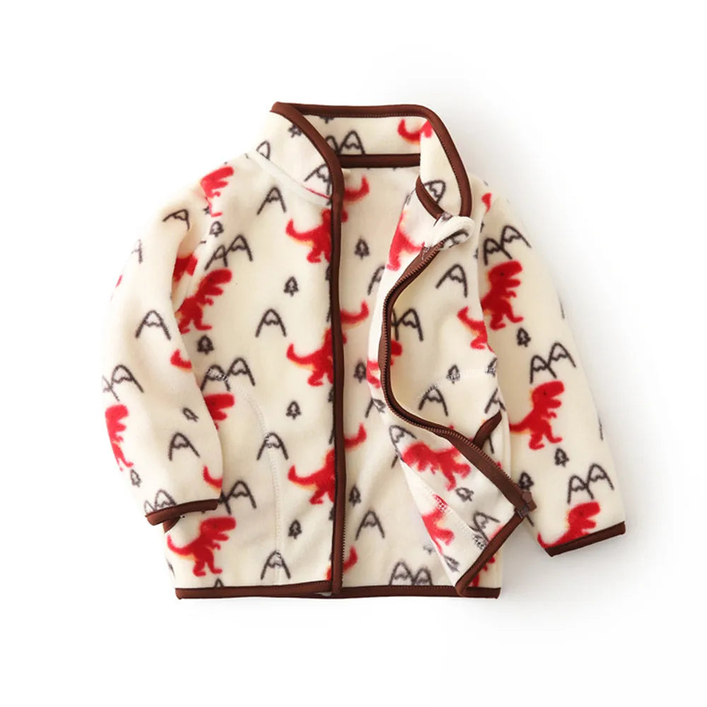 Warm Print Coat – Toddler Outerwear