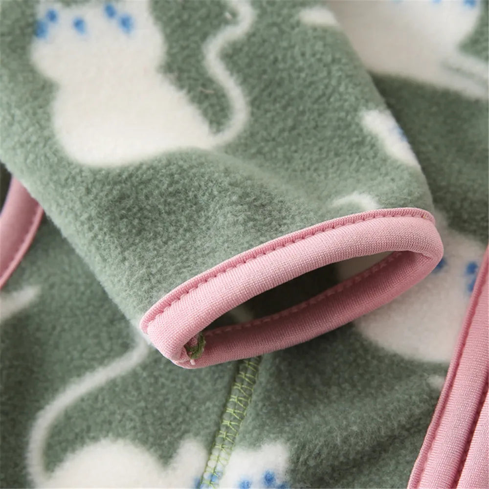 Warm Print Coat – Toddler Outerwear