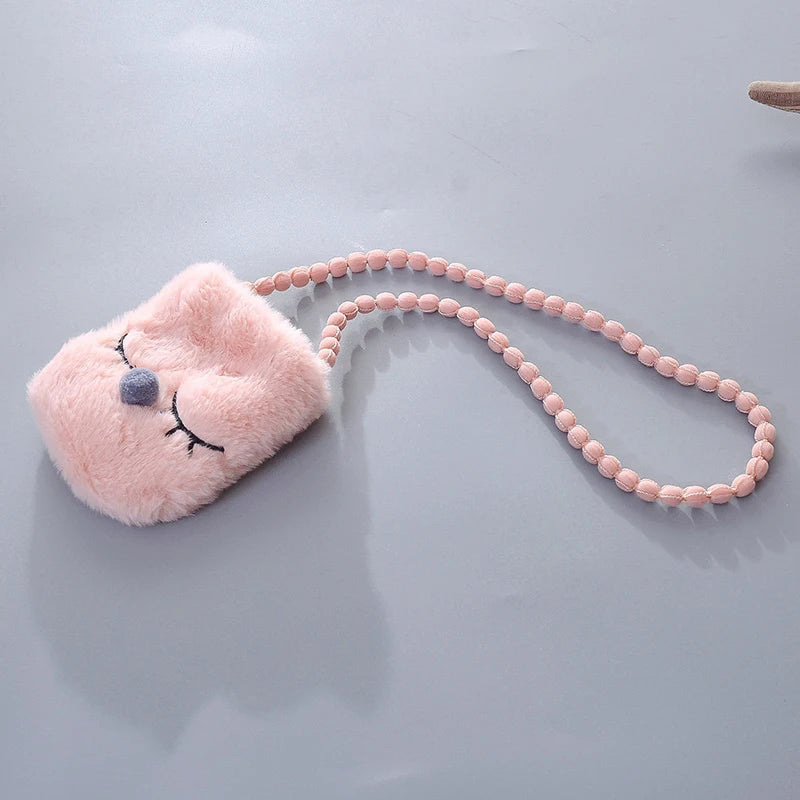 Girls’ Autumn/Winter Plush Hooded Jacket