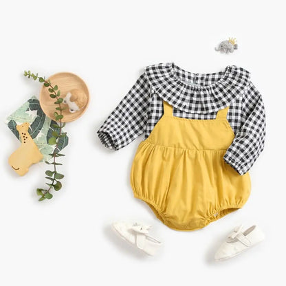 Toddler Girls’ Long Sleeve Autumn Romper