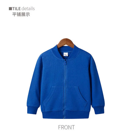 Unisex Baby & Kids Cotton Jacket – Fall Zipper Hoodie Coat