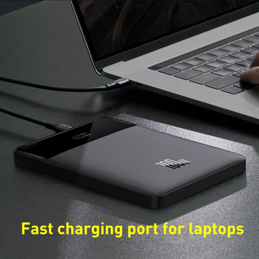 100W 20,000mAh Power Bank – PD Fast Charging with Type-C Cable