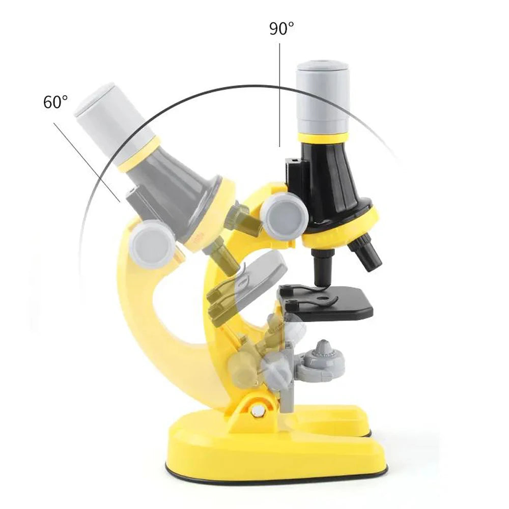 Zoom Children Microscope – LED 1200x Biology Lab Science Kit for Kids