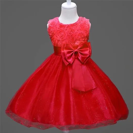 Princess Tutu Dress – Flower Sequins for Girls