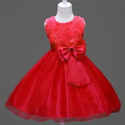 Princess Tutu Dress – Flower Sequins for Girls