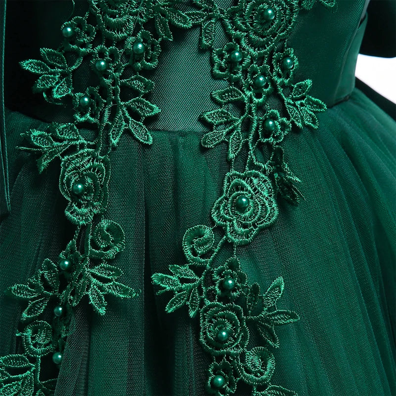 Elegant Christmas & Party Dress for Girls (3–10Y)