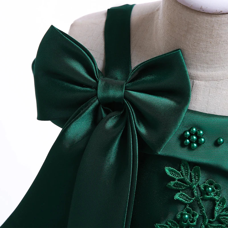 Elegant Christmas & Party Dress for Girls (3–10Y)
