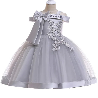 Elegant Christmas & Party Dress for Girls (3–10Y)