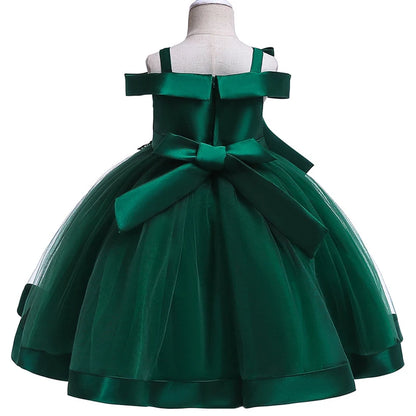 Elegant Christmas & Party Dress for Girls (3–10Y)
