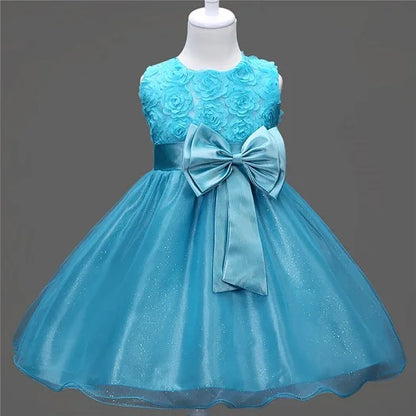 Princess Tutu Dress – Flower Sequins for Girls