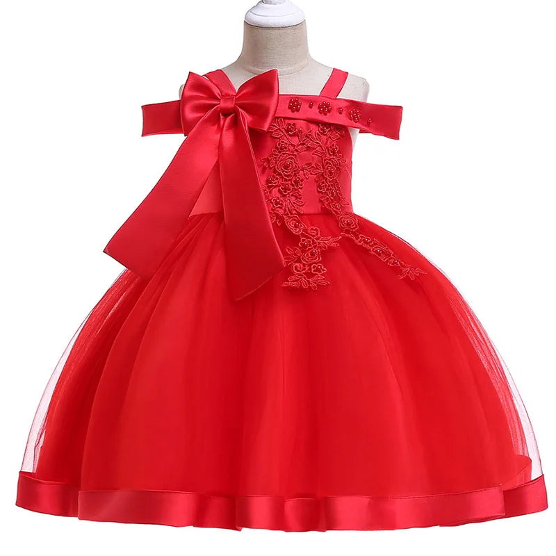 Elegant Christmas & Party Dress for Girls (3–10Y)
