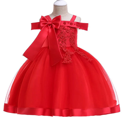 Elegant Christmas & Party Dress for Girls (3–10Y)