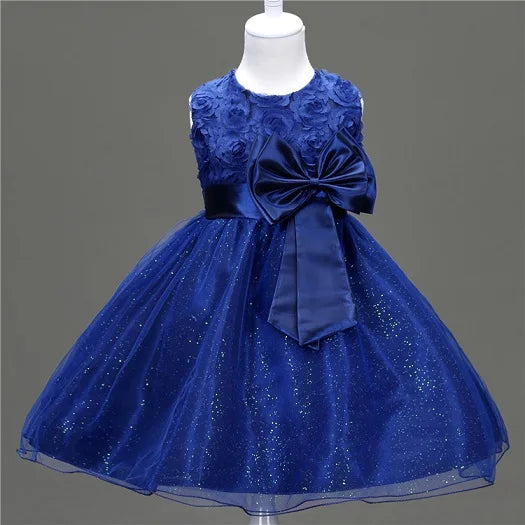 Princess Tutu Dress – Flower Sequins for Girls