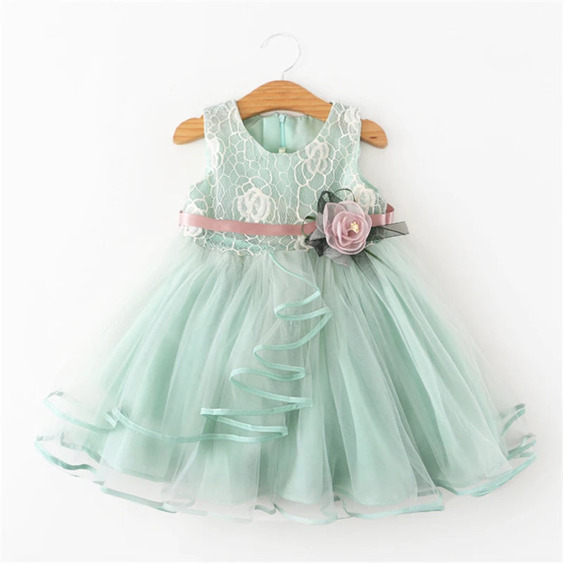 Baby Girl Summer Tutu Princess Party Dress