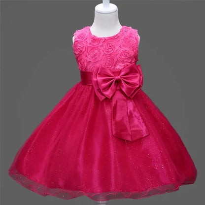 Princess Tutu Dress – Flower Sequins for Girls