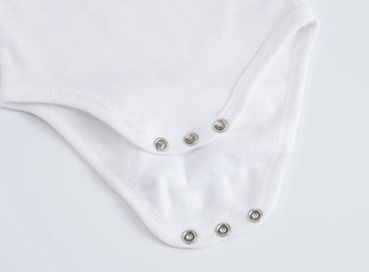 Short Sleeve Baby Bodysuit – Soft Cotton (0–24M)