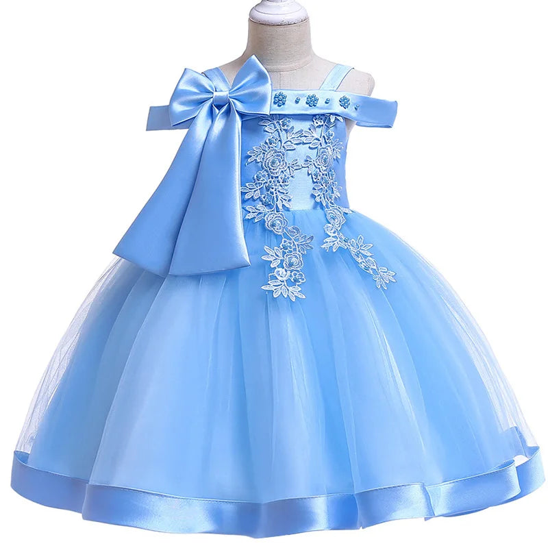 Elegant Christmas & Party Dress for Girls (3–10Y)