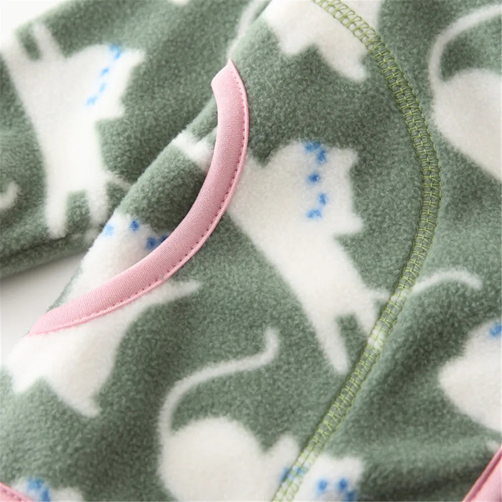 Warm Print Coat – Toddler Outerwear