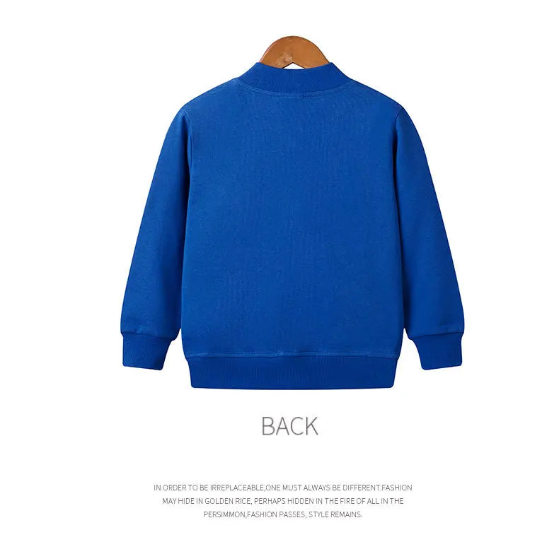 Unisex Baby & Kids Cotton Jacket – Fall Zipper Hoodie Coat