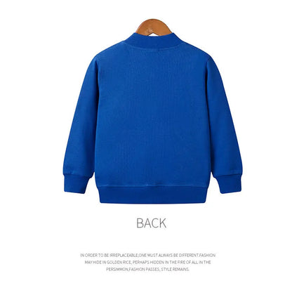 Unisex Baby & Kids Cotton Jacket – Fall Zipper Hoodie Coat