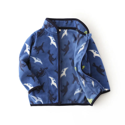 Warm Print Coat – Toddler Outerwear